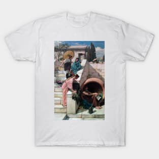 Diogenes by John William Waterhouse T-Shirt